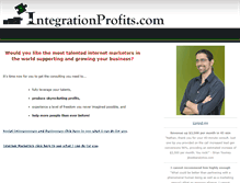 Tablet Screenshot of integrationprofits.com